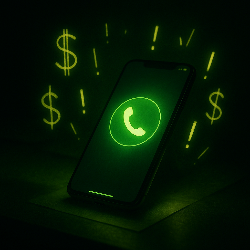 A single glowing inbound call lighting up a dark slow-season room representing irreplaceable opportunity